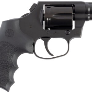 Black revolver with textured grip