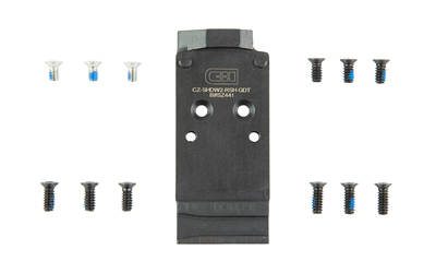 CZ firearm accessory with screws and mounting plate