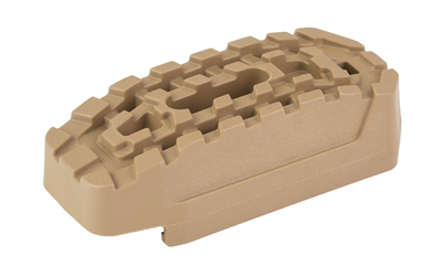 Tan rubber grip pad with textured surface