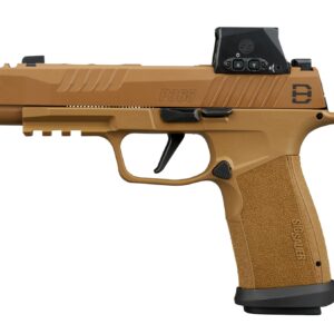 Sig Sauer P365 handgun in tan color