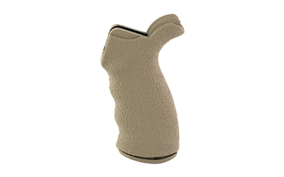 Textured tactical firearm grip in tan color