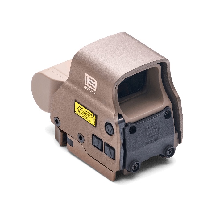 EOTech holographic sight in tan color.