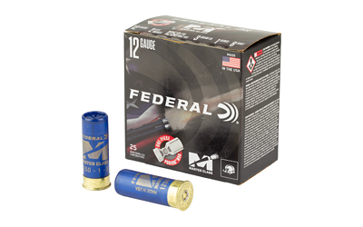 Federal 12 gauge shotgun shells and packaging.