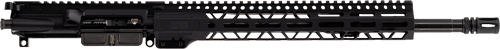 Black rifle upper receiver with rail system