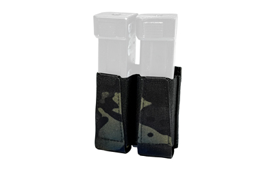 Dual magazine pouch with camouflage design
