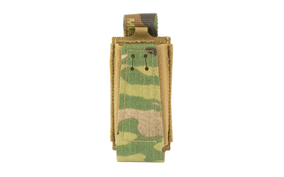 Green camouflage pouch for tactical gear.