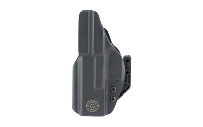 Black holster for secure firearm storage