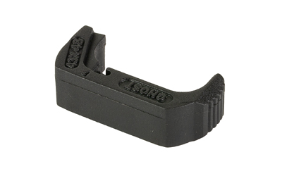 Black plastic grip for firearm accessories.