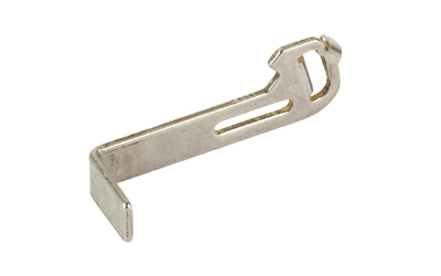 Metal clip used for holding mechanisms together.