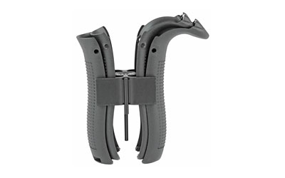 Black foldable tool grips with safety latch.