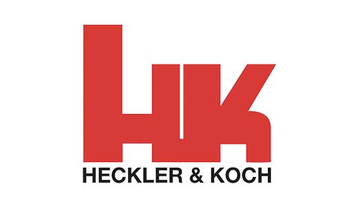 Heckler & Koch logo in red and black.