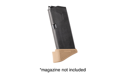 Black firearm accessory, magazine not included