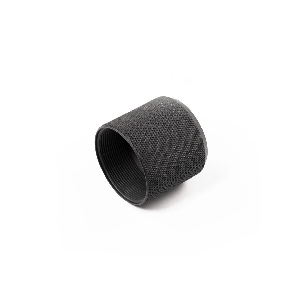 Black textured cylindrical component for machinery.