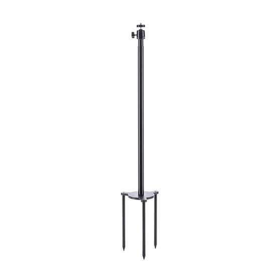 Black tripod stand with three legs