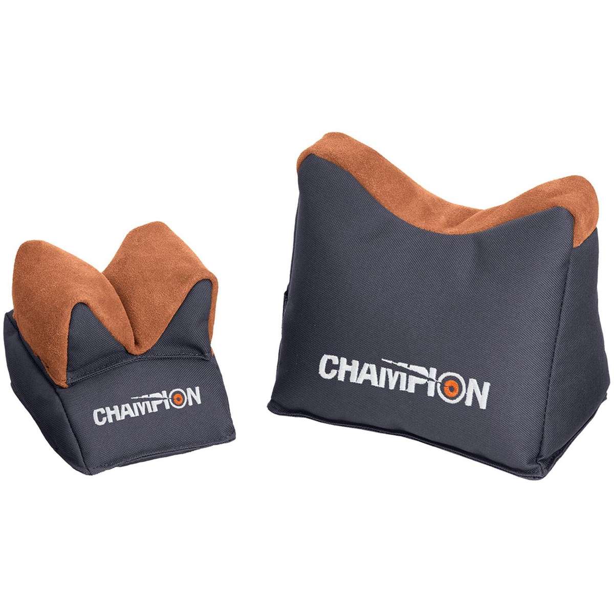 Two Champion shooting rest bags for stability.