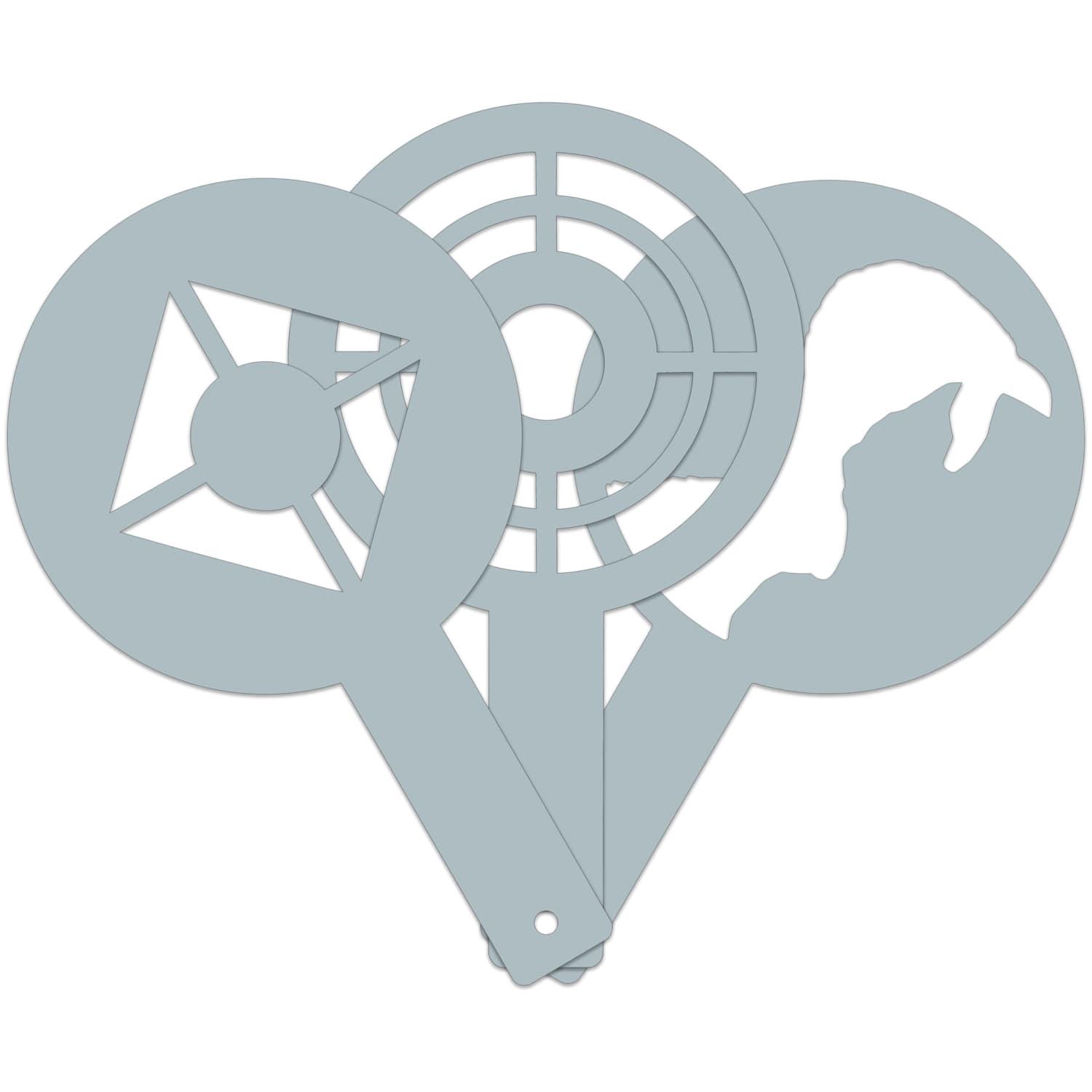 Champion AR500 Center Mass Steel Stencils 3/ct