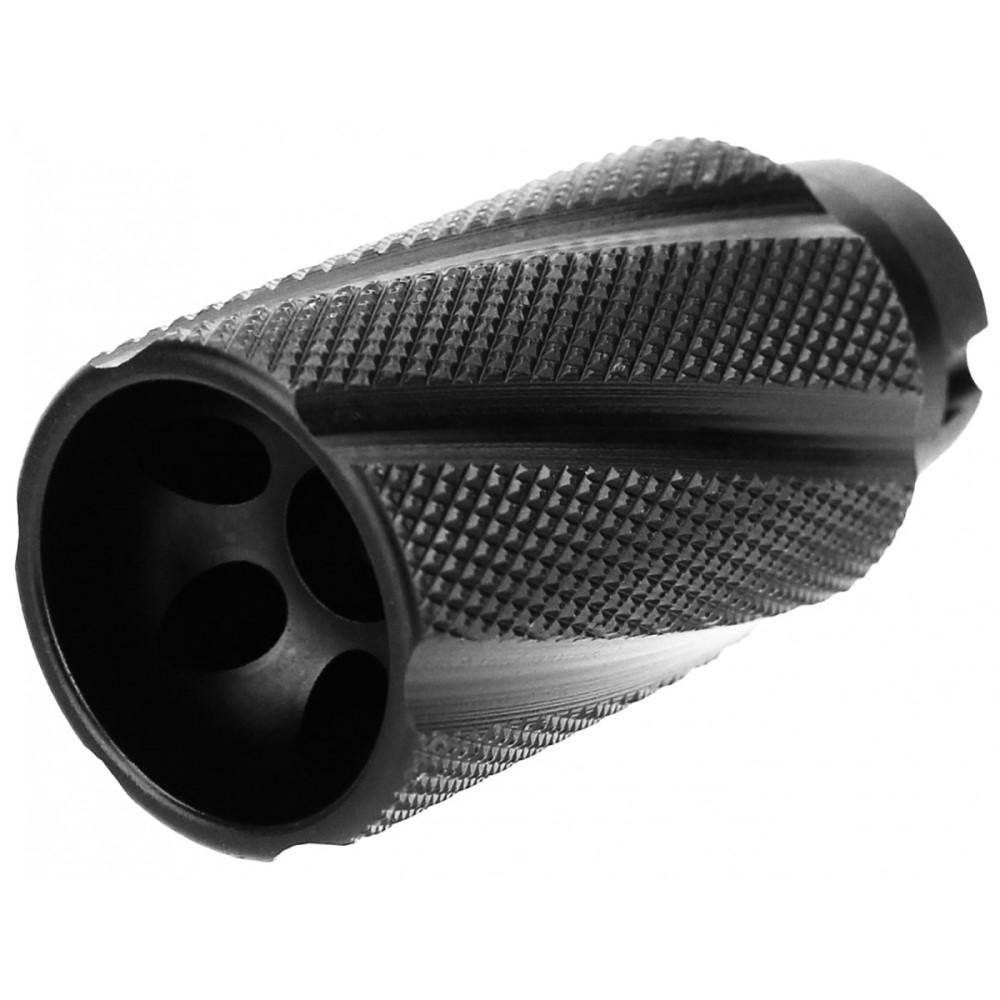 Textured black grip with multiple openings