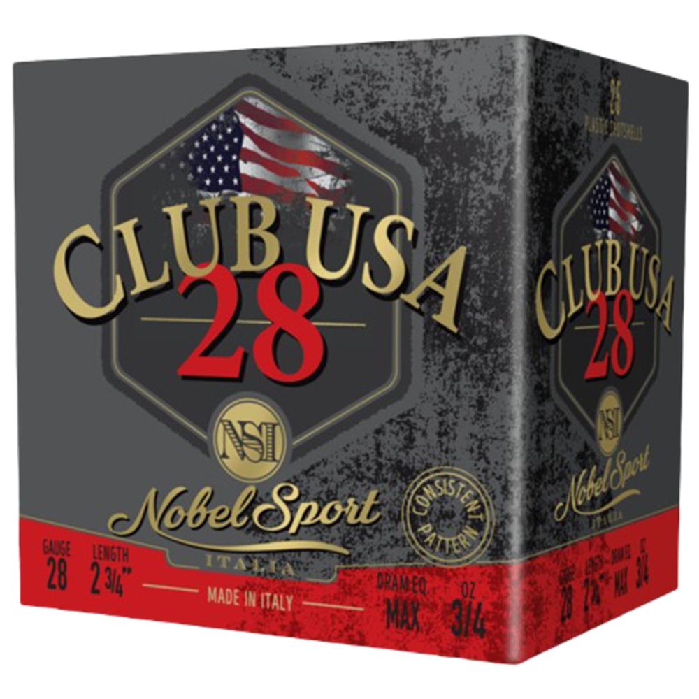 Nobel Sport 28 T1 Shotshell 28 ga 2-3/4" 3/4 oz 1300 fps #8 25/ct
