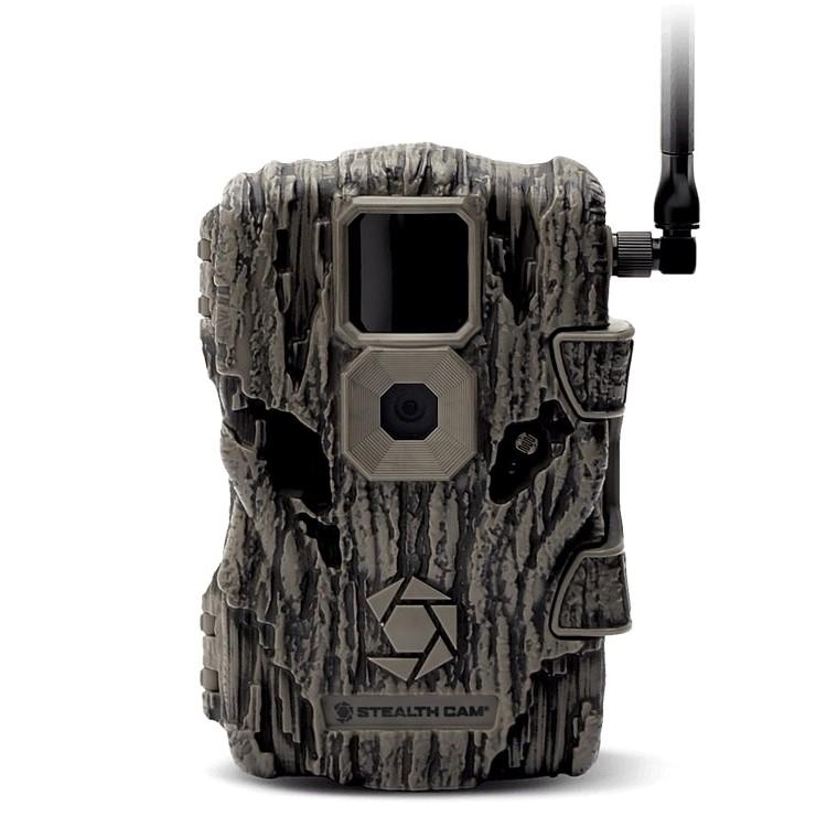 Stealth Cam wildlife camera with camouflage design