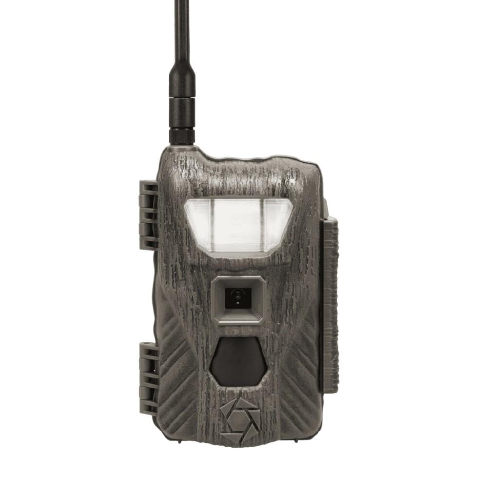 Trail camera with antenna for wildlife monitoring