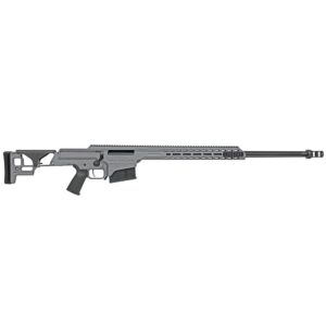 Barrett SMR MRAD Fixed Stock Rifle .338 Norma Magnum 10rd Magazine(1) 26'' Fluted Barrel Tungsten Grey Finish