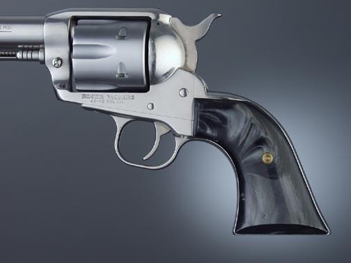 Hogue Ruger Blackhawk/Vaquero Black Pearl Cowboy Panels