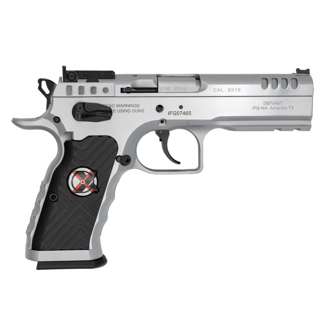 IFG Tanfoglio Stock Xtreme Handgun 9mm Luger 17rd Magazine(3) 4.5" Barrel Chrome