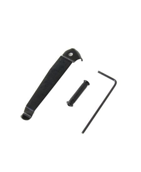 Bicycle repair tools: lever, bolt, and wrench.