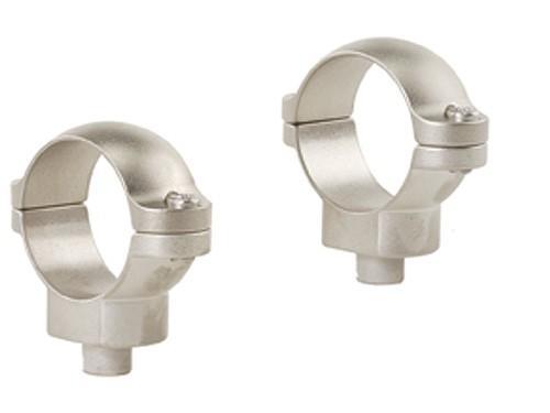 Two metal pipe clamps for secure fastening.