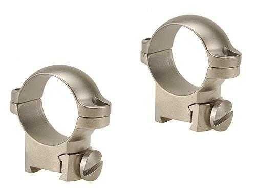 Leupold 2-Piece Solid Steel Ringmounts - Sako 1" Medium Silver