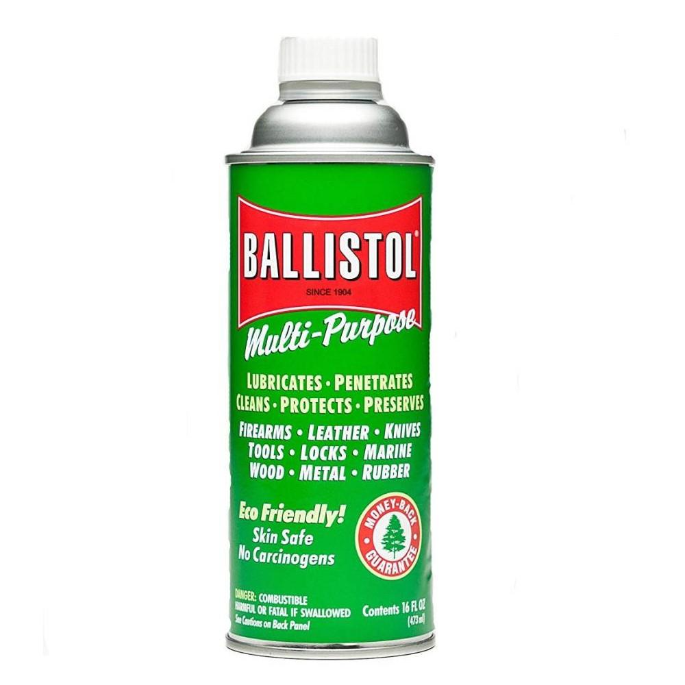 Ballistol multi-purpose lubricant in green spray can