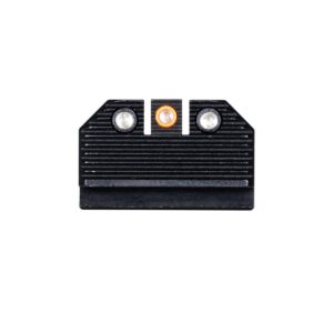 Night Fision Optics Ready Stealth Night Sight Set Orange Front Black Rear for Glock 43x MOS
