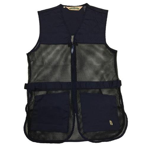 Bob Allen Full Mesh Dual Pad Shooting Vest Navy Blue S