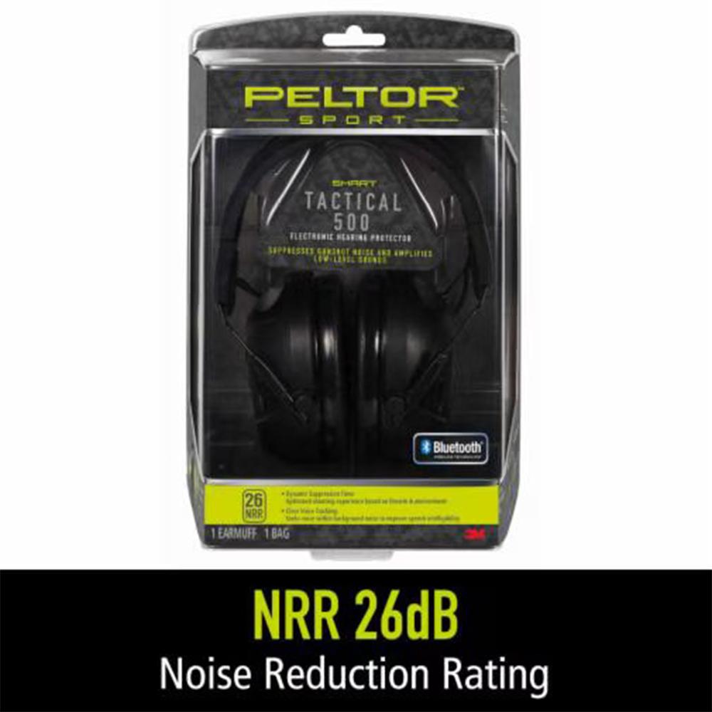 Peltor Sport Tactical 500 hearing protection packaging