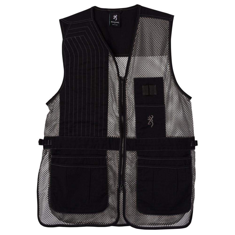 Browning Trapper Creek Mesh Shooting Vest Grey S