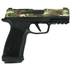 Sig Sauer P365 "MuiltiCam" XMACRO TACOPS Handgun 9mm Luger 17rd Magazines(4) 3.7" Barrel Black Grip