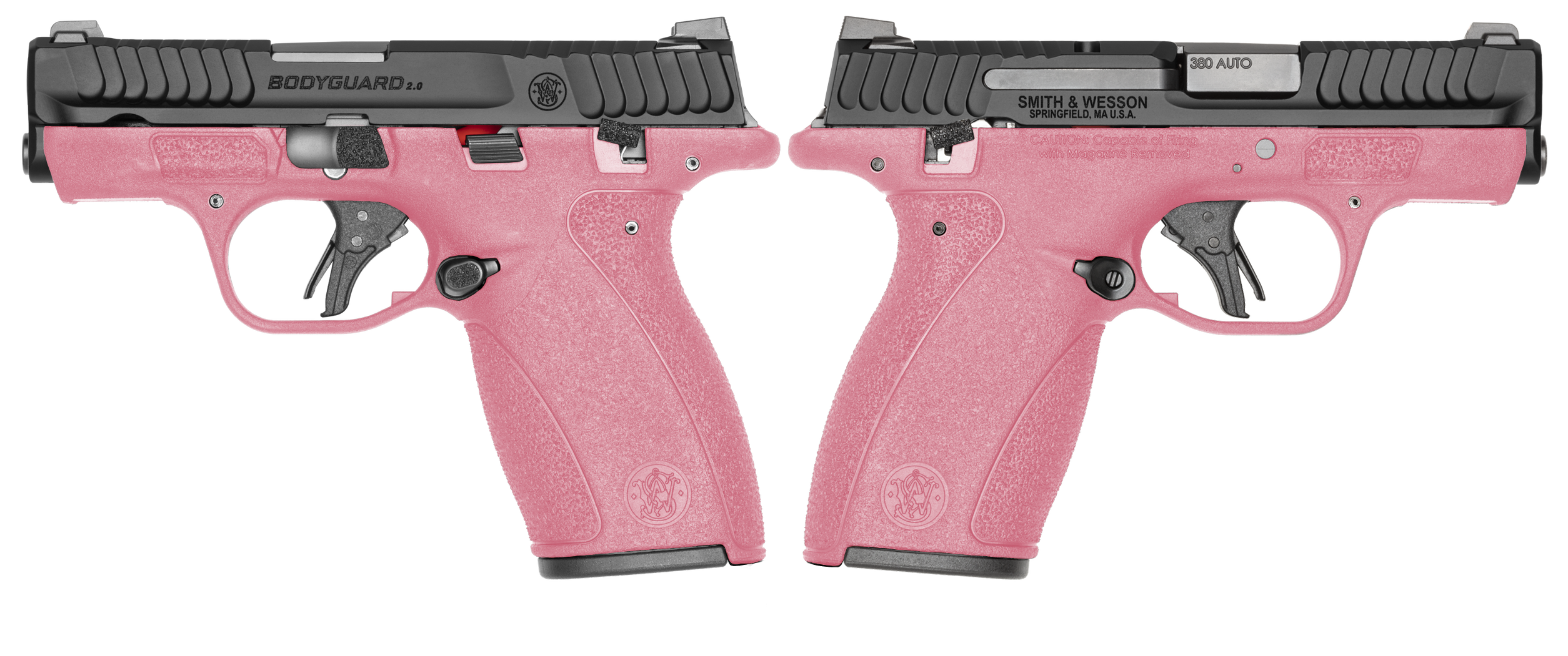 Pink Smith & Wesson Bodyguard 2.0 handgun