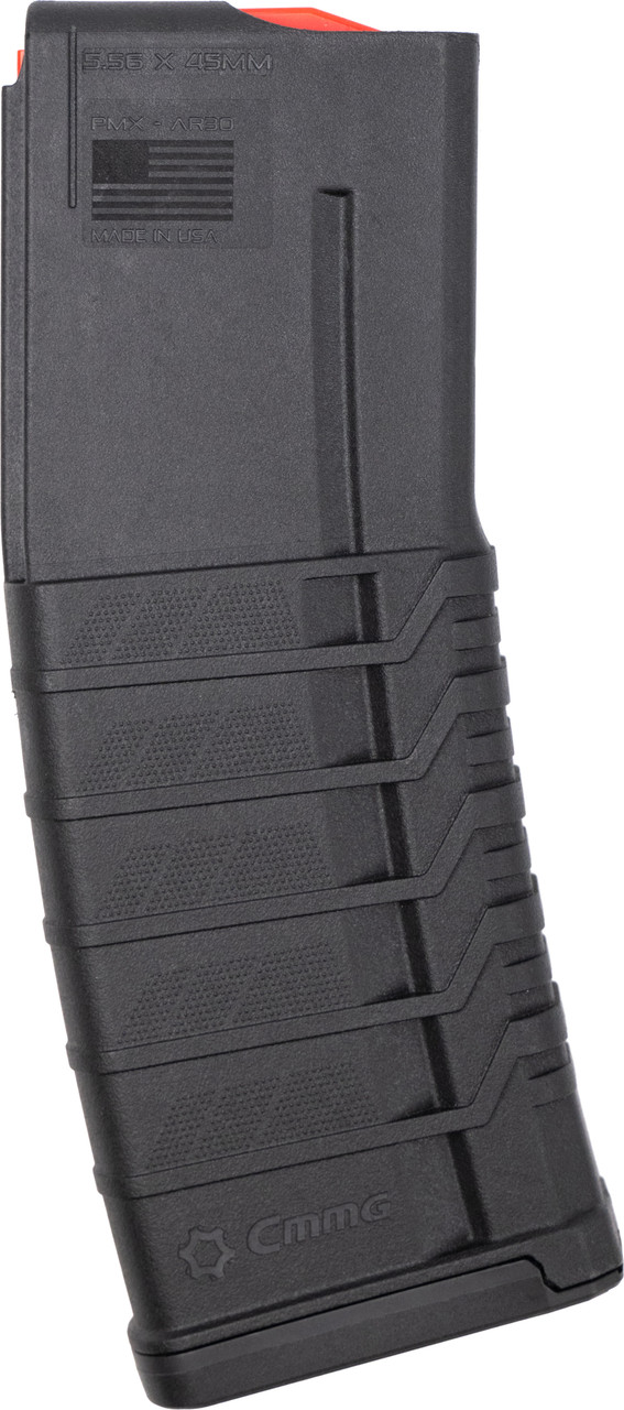 Black magazine for 5.56 x 45mm ammunition.