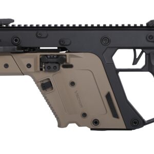 KRISS Vector firearm in black and tan colors