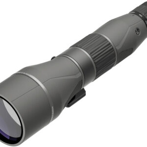 Compact gray telescope with adjustable zoom lens