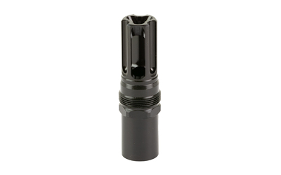 Black flash hider for firearm accessories.