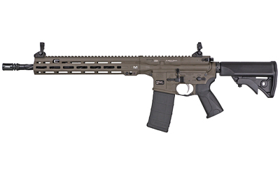 Modern tactical rifle with customizable features.