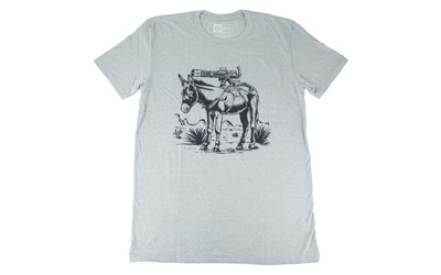 Graphic t-shirt featuring a horse illustration.