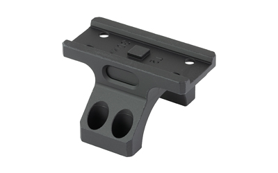 Accessory mount for tactical gear in black.