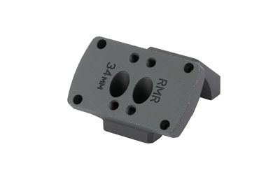 Gray mounting plate for firearm optics
