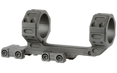 Gray rifle scope mount with dual rings