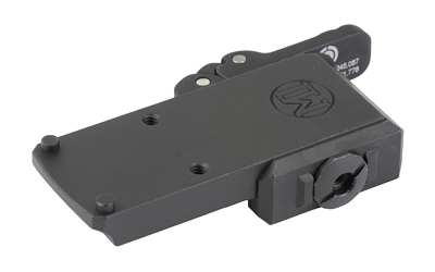 Black tactical accessory mount for firearms.