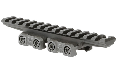 Gray rail accessory for mounting equipment