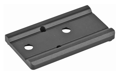 Metal mounting plate with two screw holes