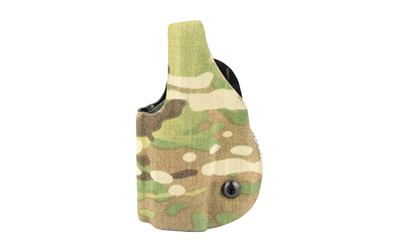 Camouflage-patterned holster for firearms.